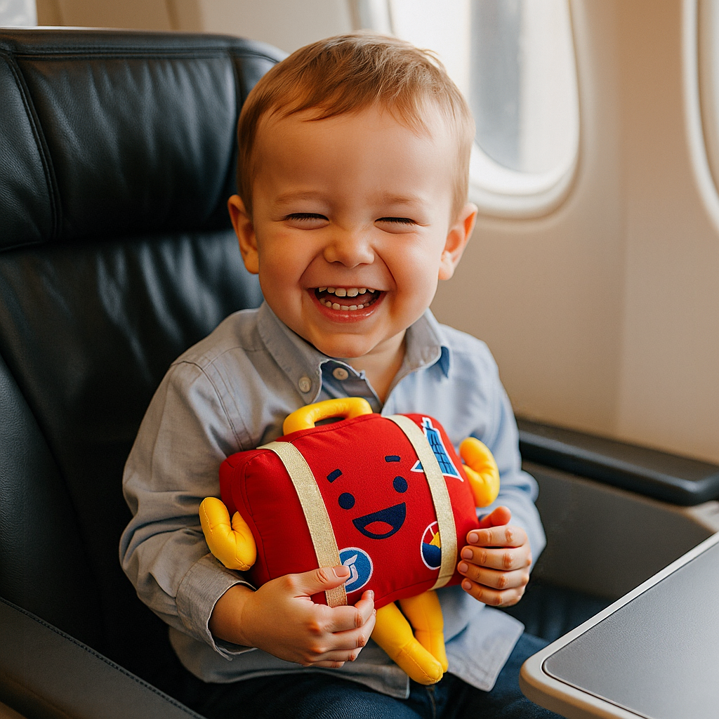 Casey - Happy Suitcase Plush Doll