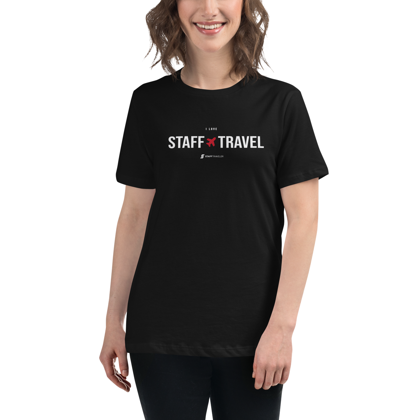 Women's I Love StaffTravel T-shirt