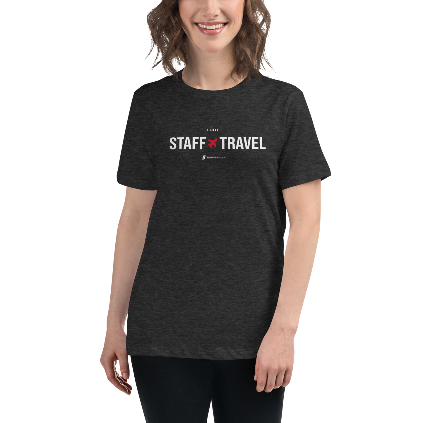 Women's I Love StaffTravel T-shirt