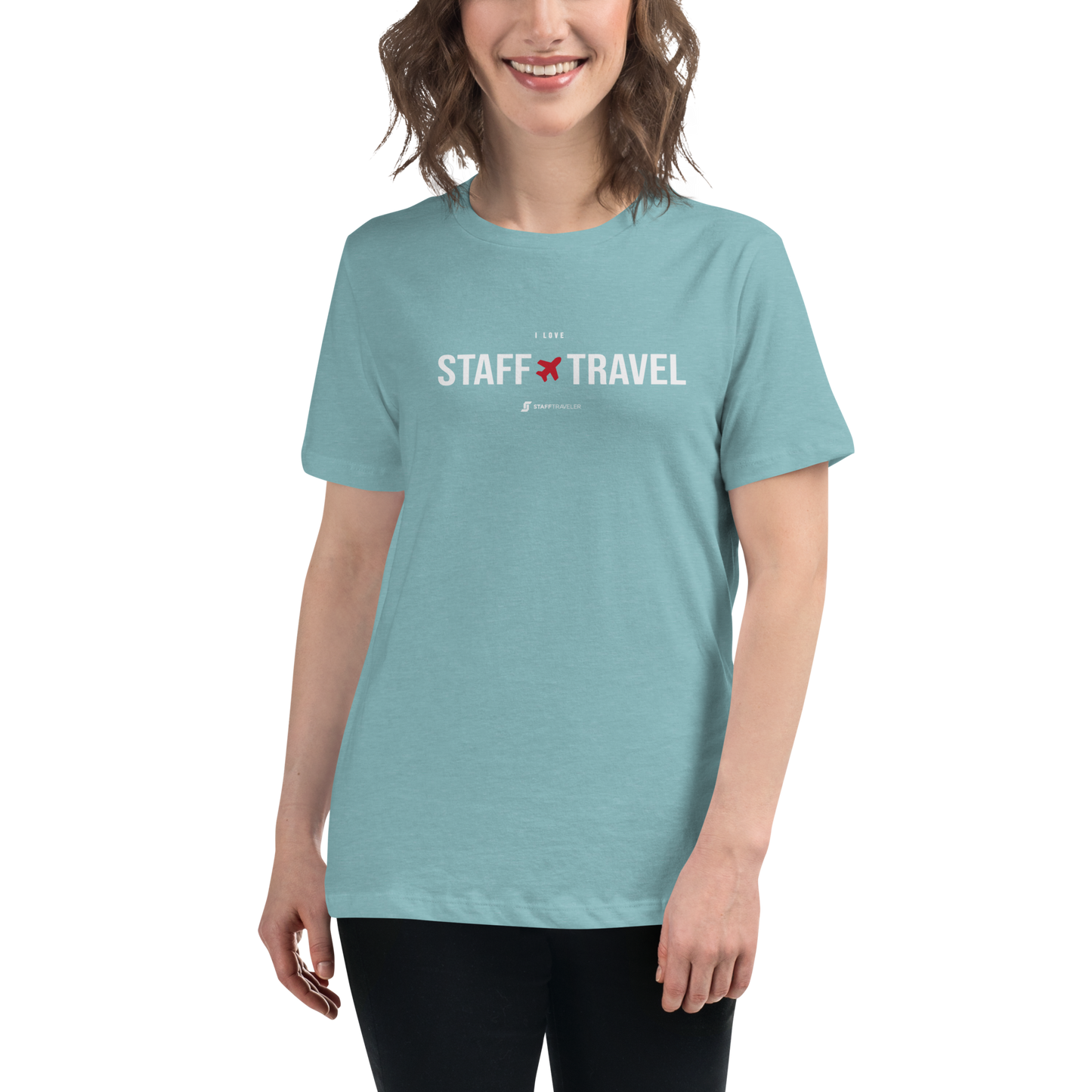 Women's I Love StaffTravel T-shirt