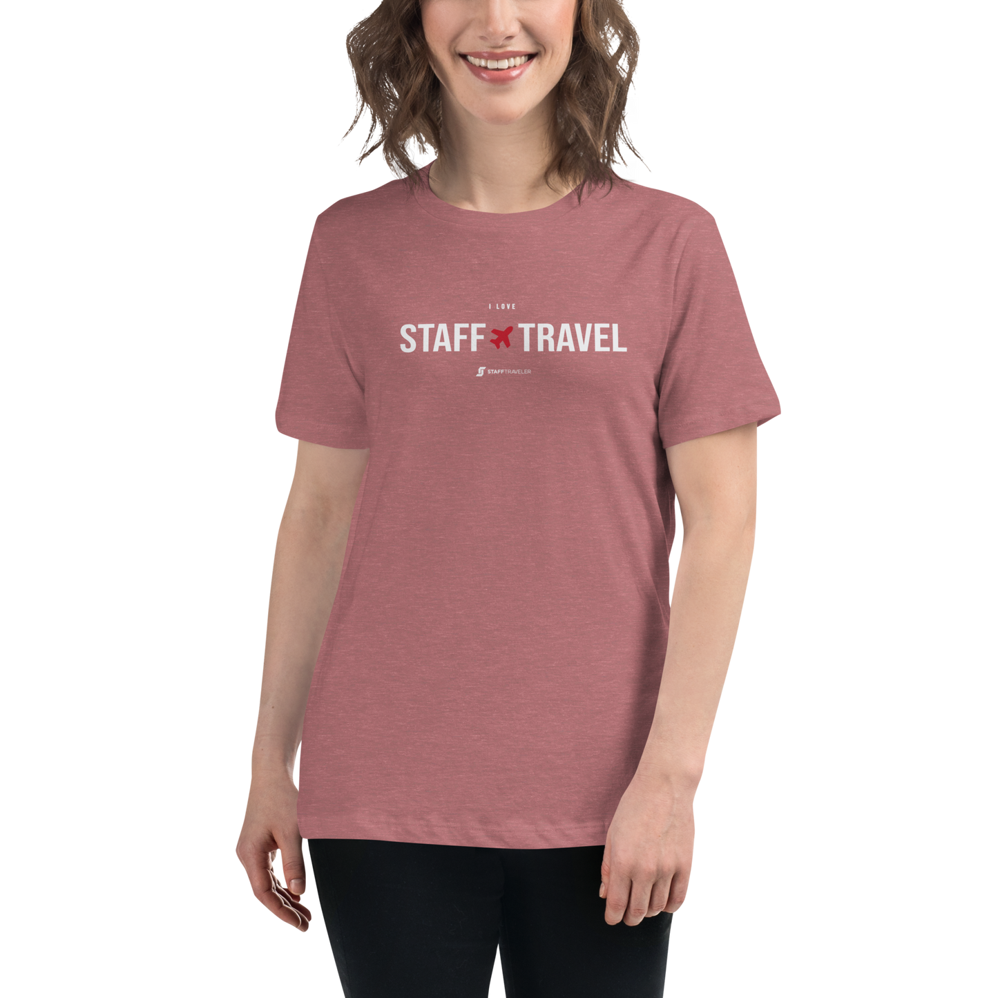 Women's I Love StaffTravel T-shirt