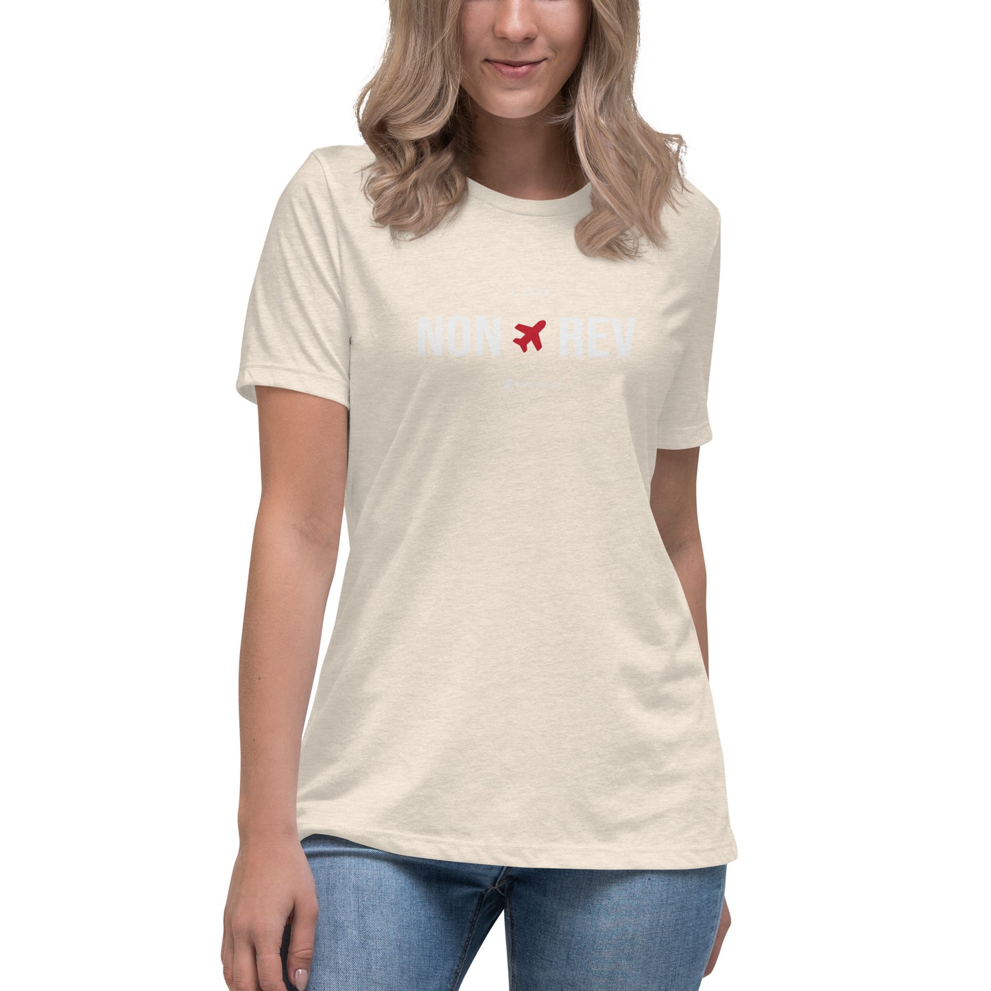 Camiseta I Love Non-Rev para Mujer