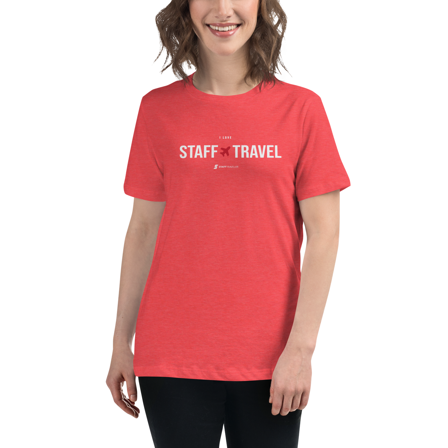 Women's I Love StaffTravel T-shirt