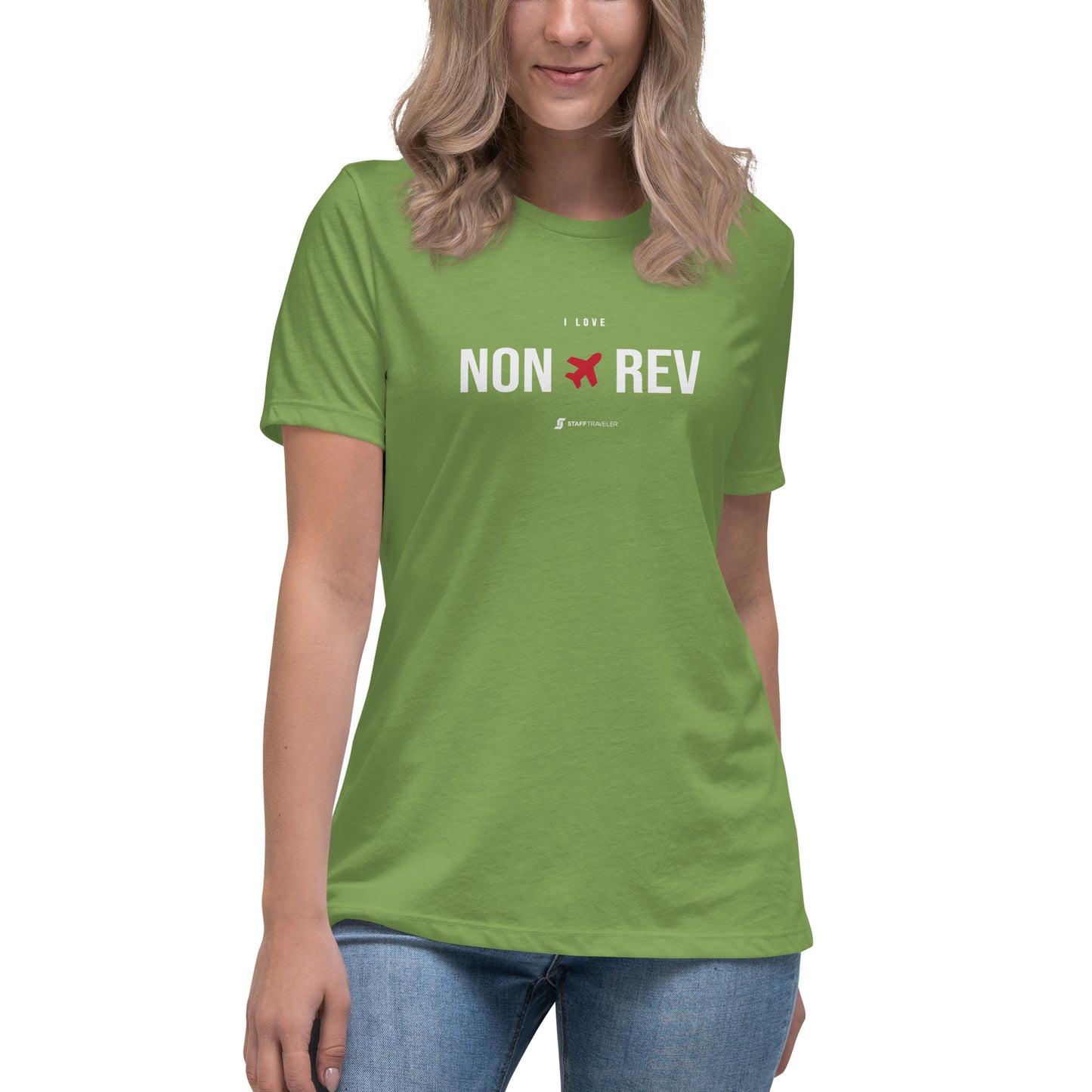 Camiseta I Love Non-Rev para Mujer