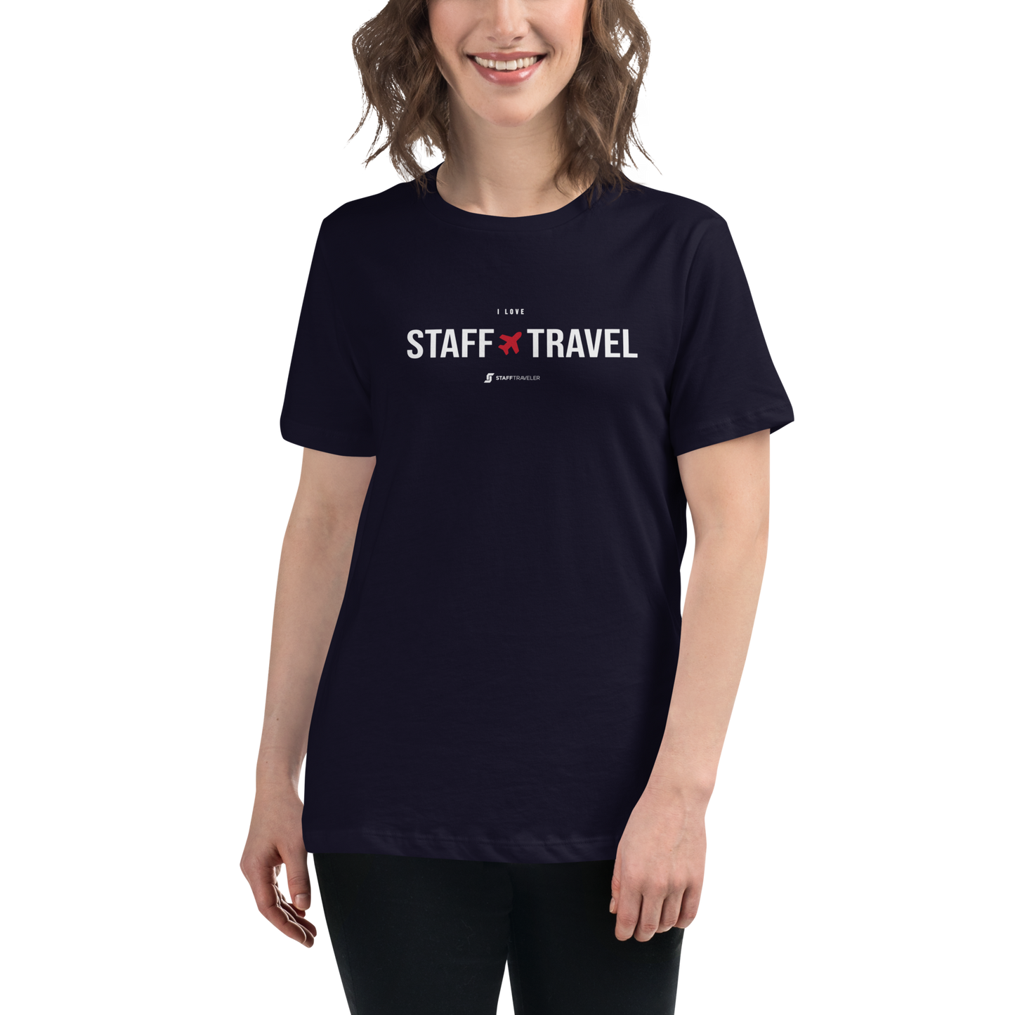 T-shirt I Love StaffTravel Femme