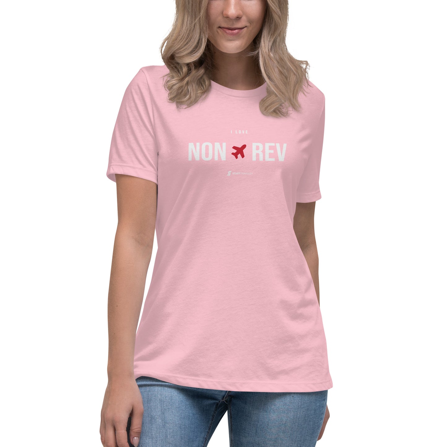 Camiseta I Love Non-Rev para Mujer