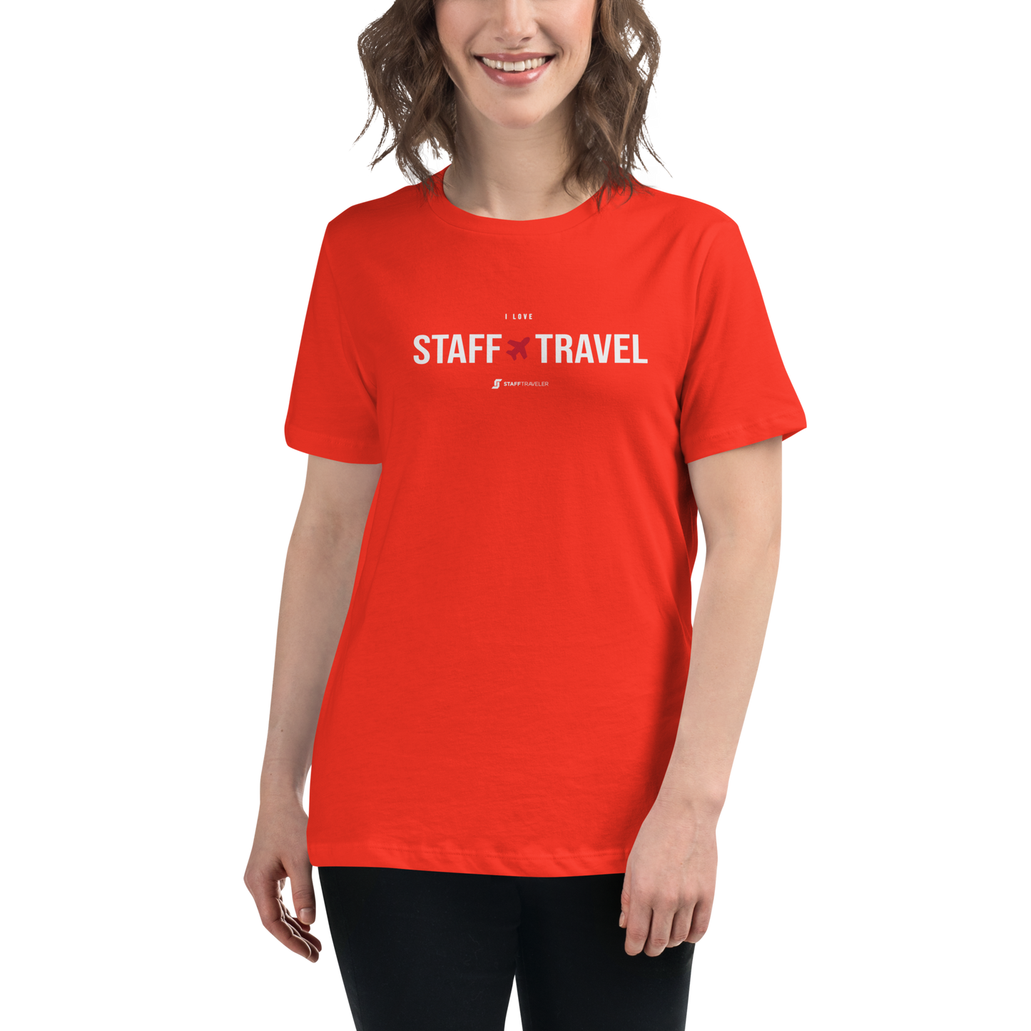 Women's I Love StaffTravel T-shirt