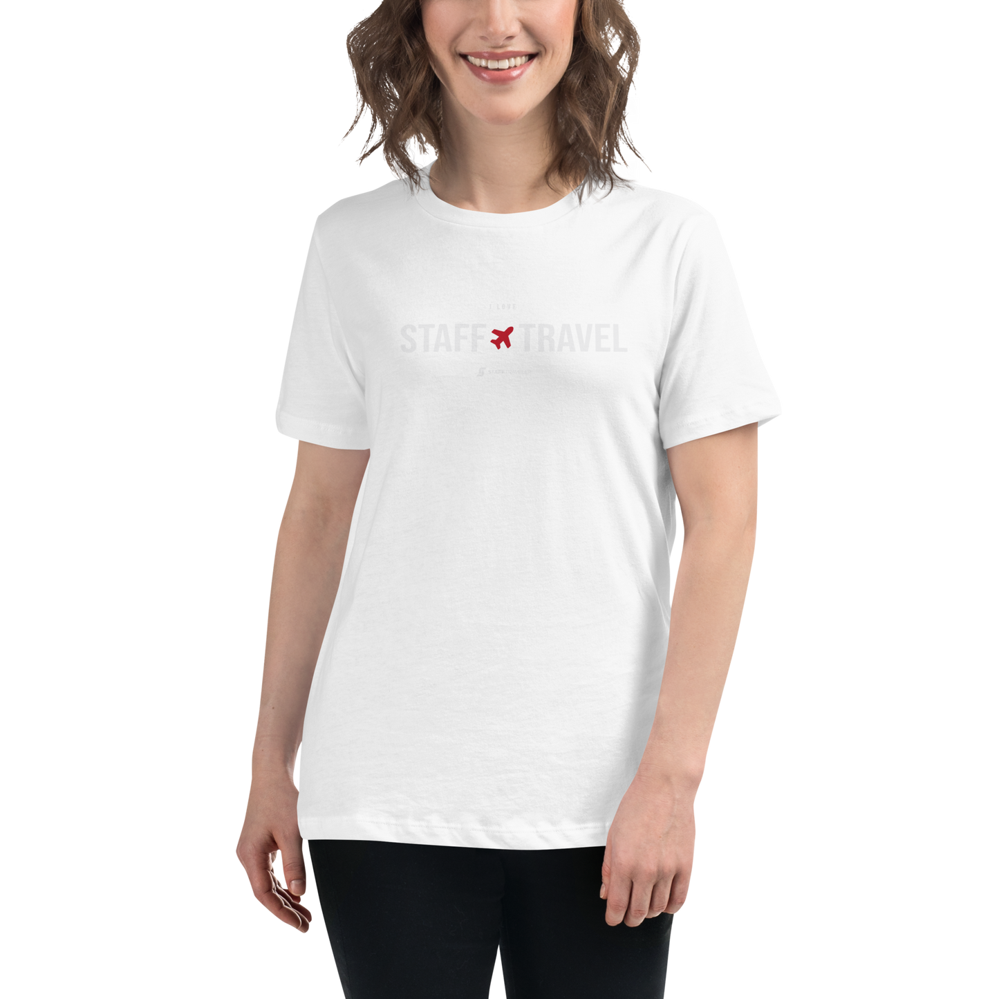 Women's I Love StaffTravel T-shirt