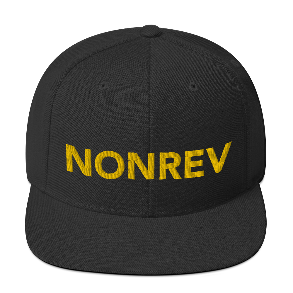 Non-Rev snapback cap