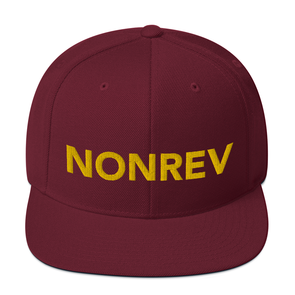 Non-Rev snapback cap