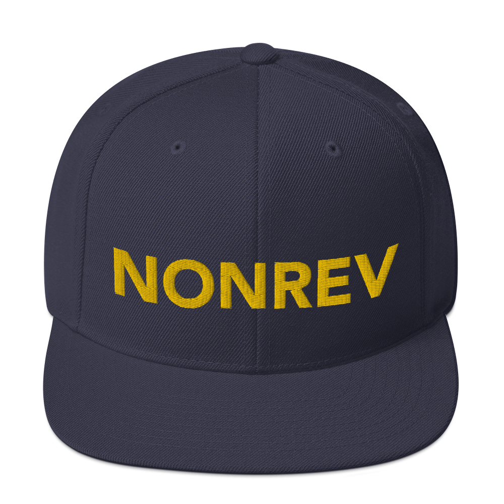 Non-Rev snapback cap