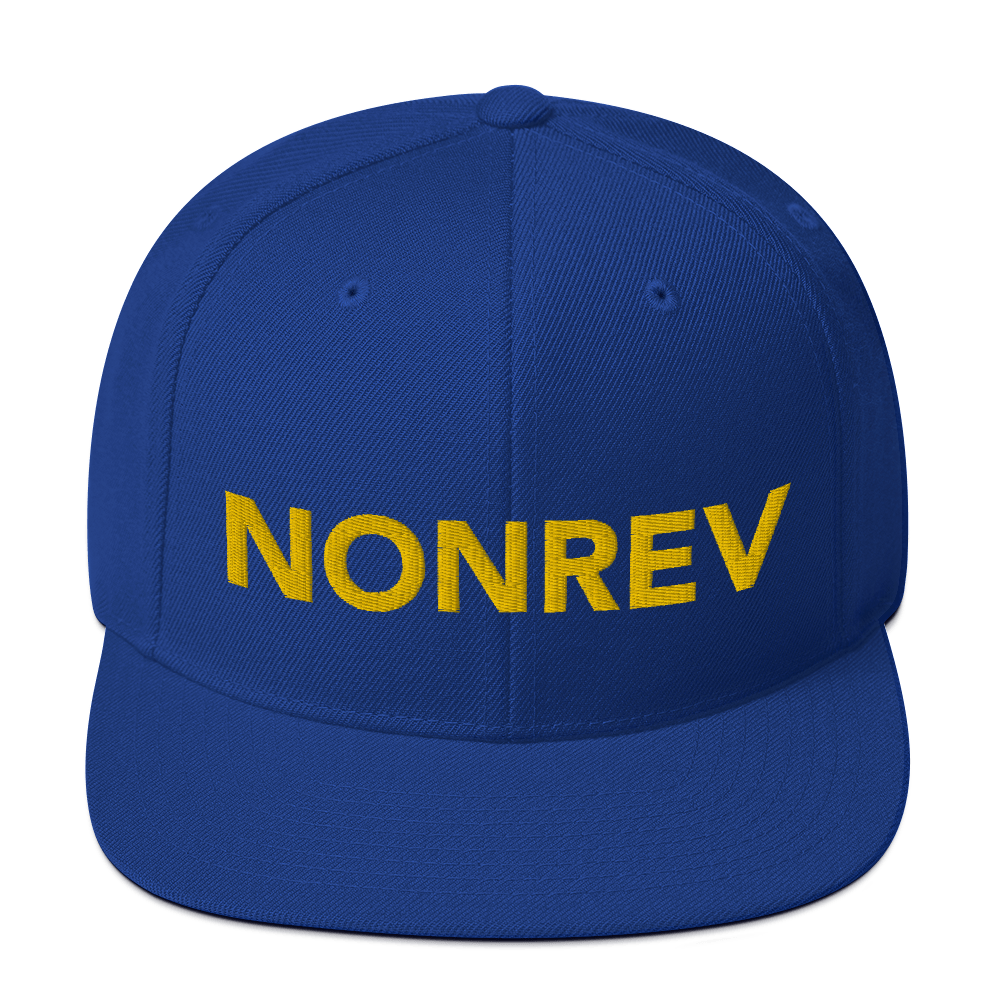 Non-Rev snapback cap