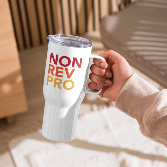 Non Rev Pro Travel mug with a handle
