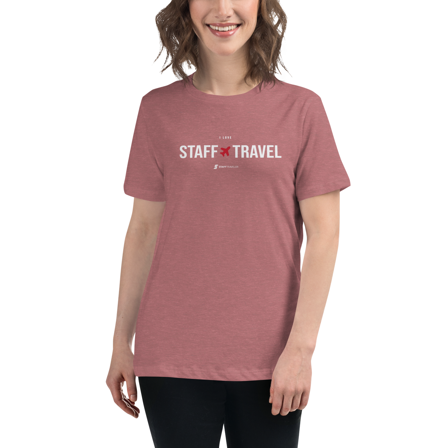 Camiseta mujer I Love StaffTravel