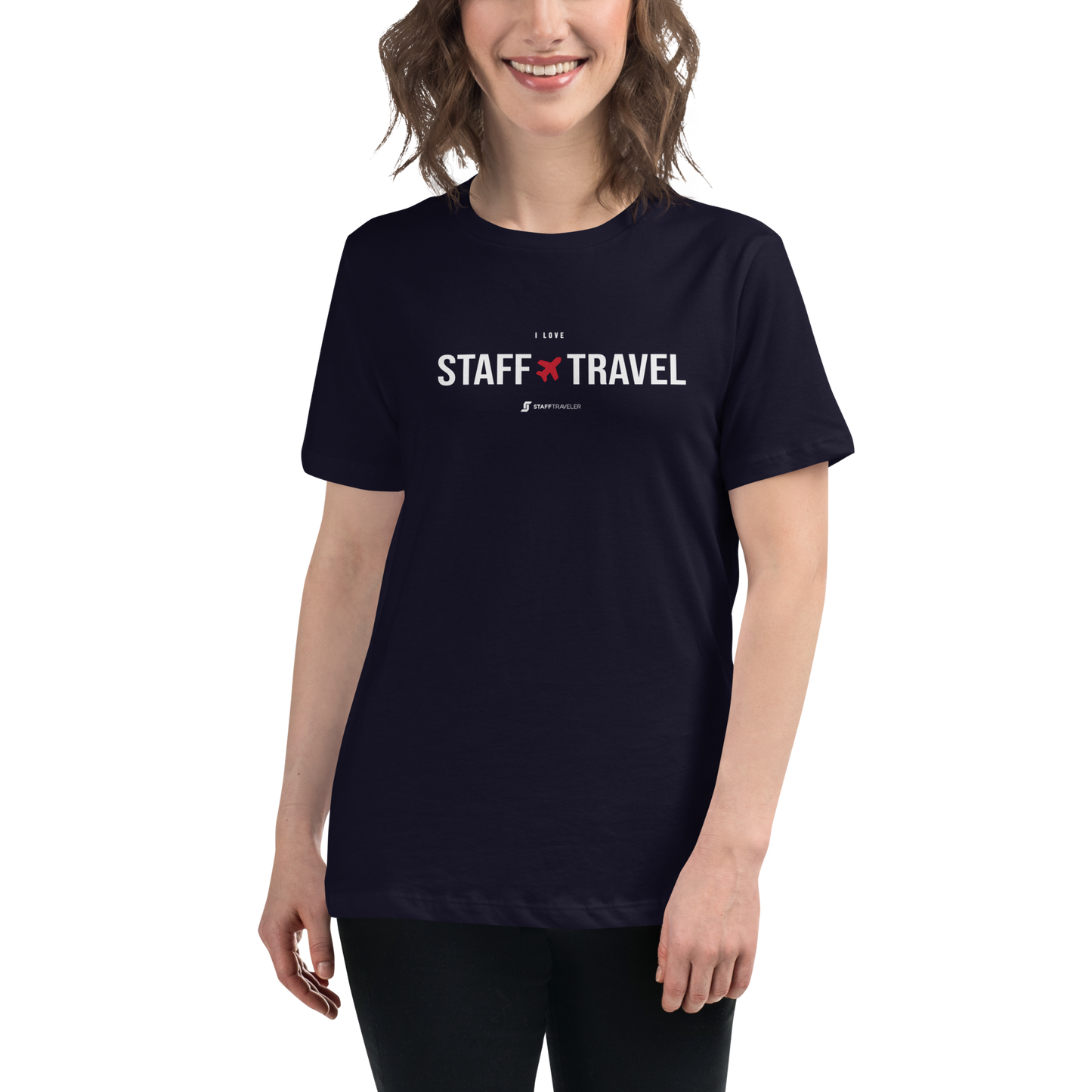 Camiseta mujer I Love StaffTravel