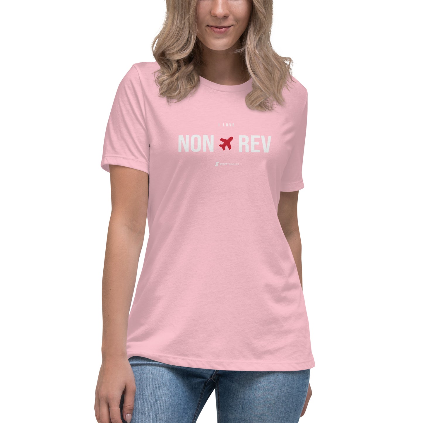 T-shirt I love Non-rev femme
