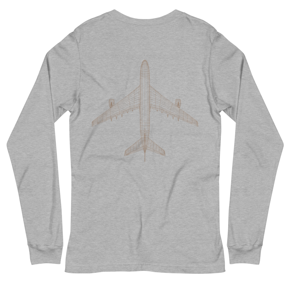 T-shirt à manches longues avion