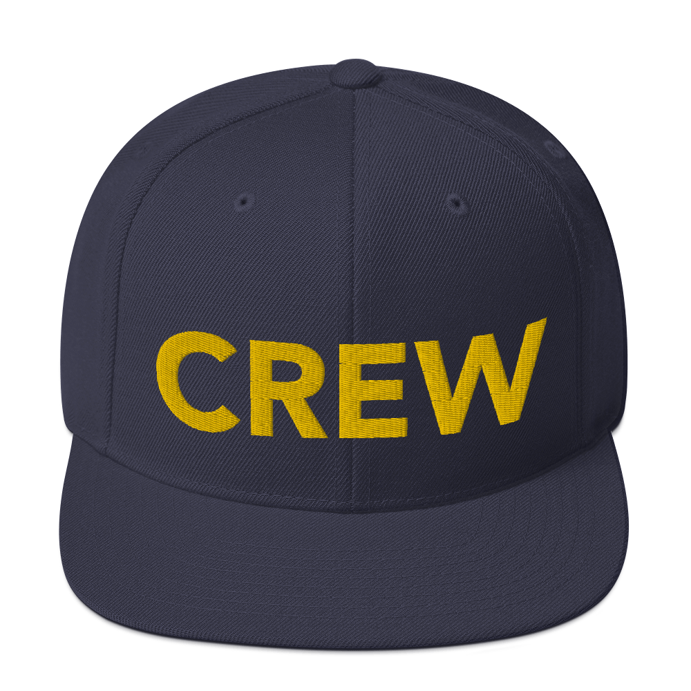 Crew snapback cap
