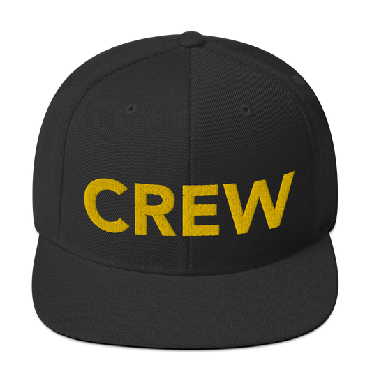 Crew snapback hat