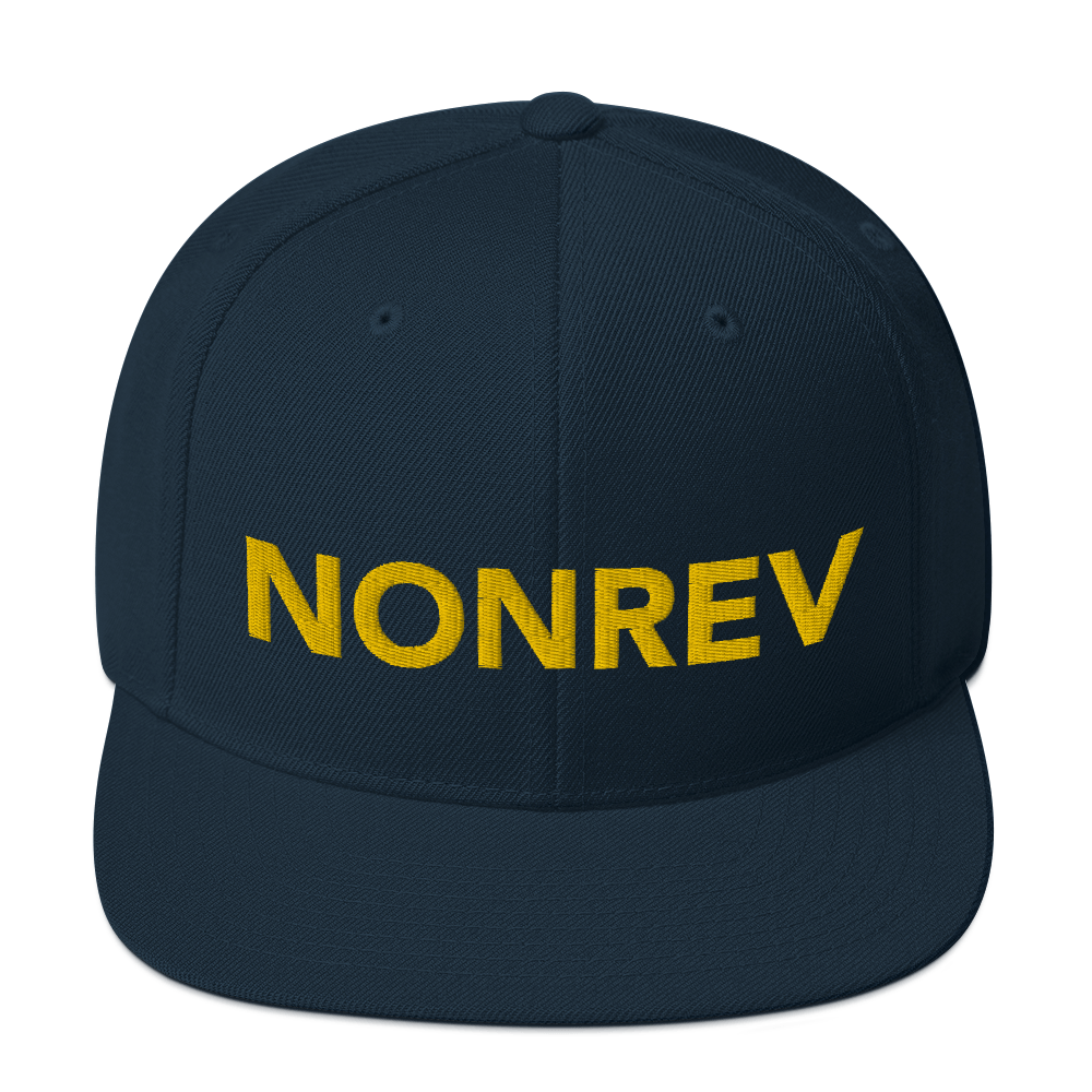 Non-Rev snapback cap
