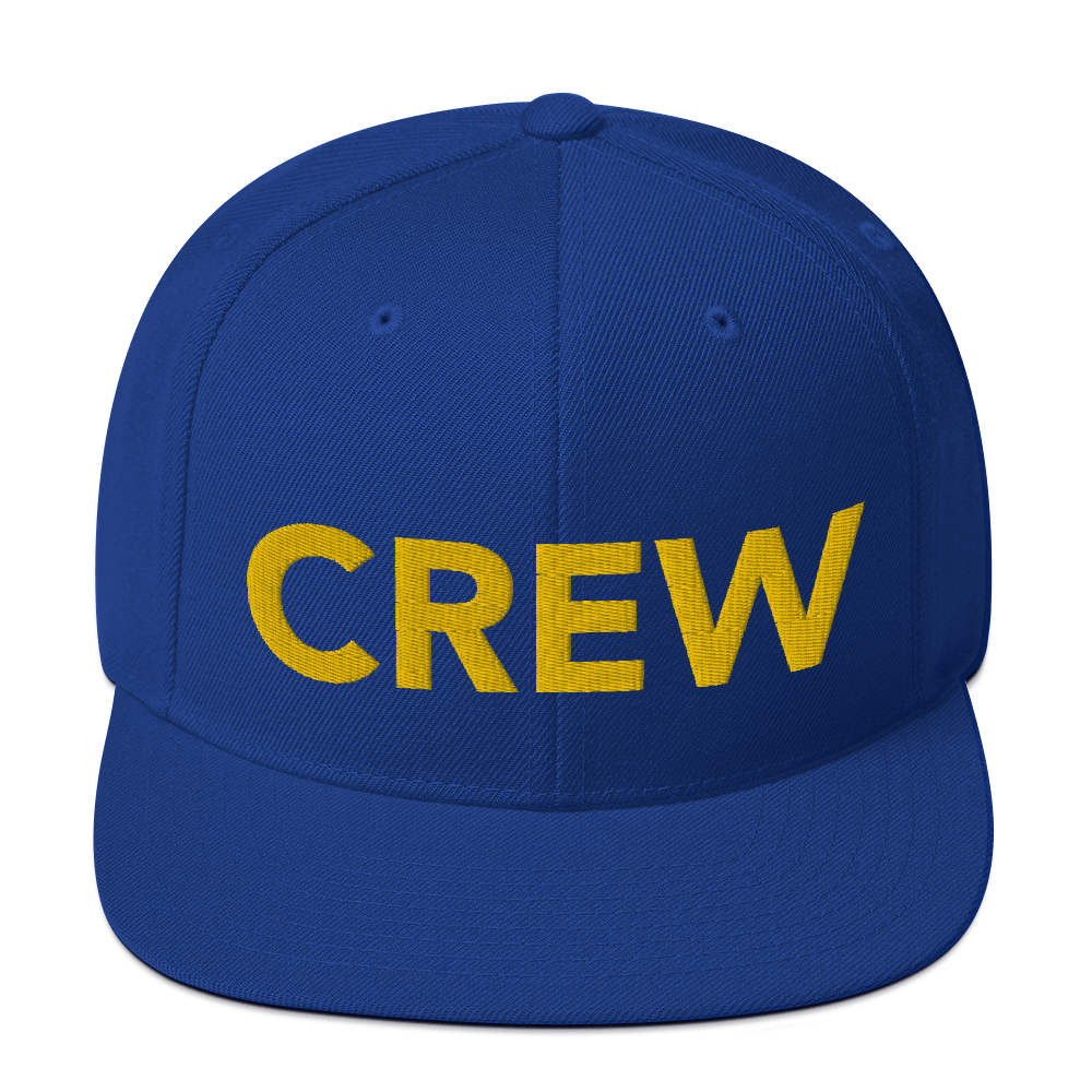 Crew snapback cap
