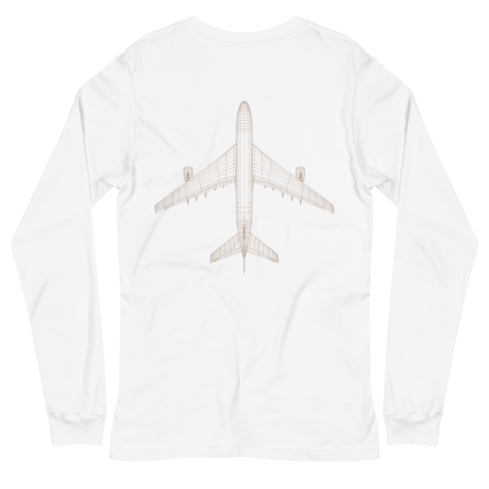 T-shirt à manches longues avion